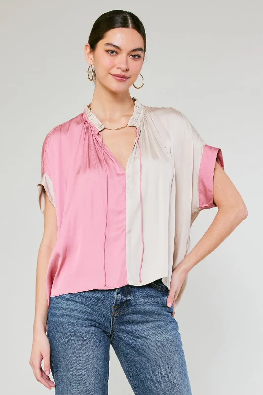 Colorblock Contrast Top