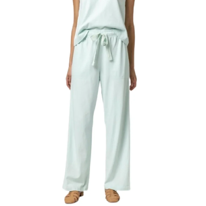 Drawstring Waist Pant In Sky