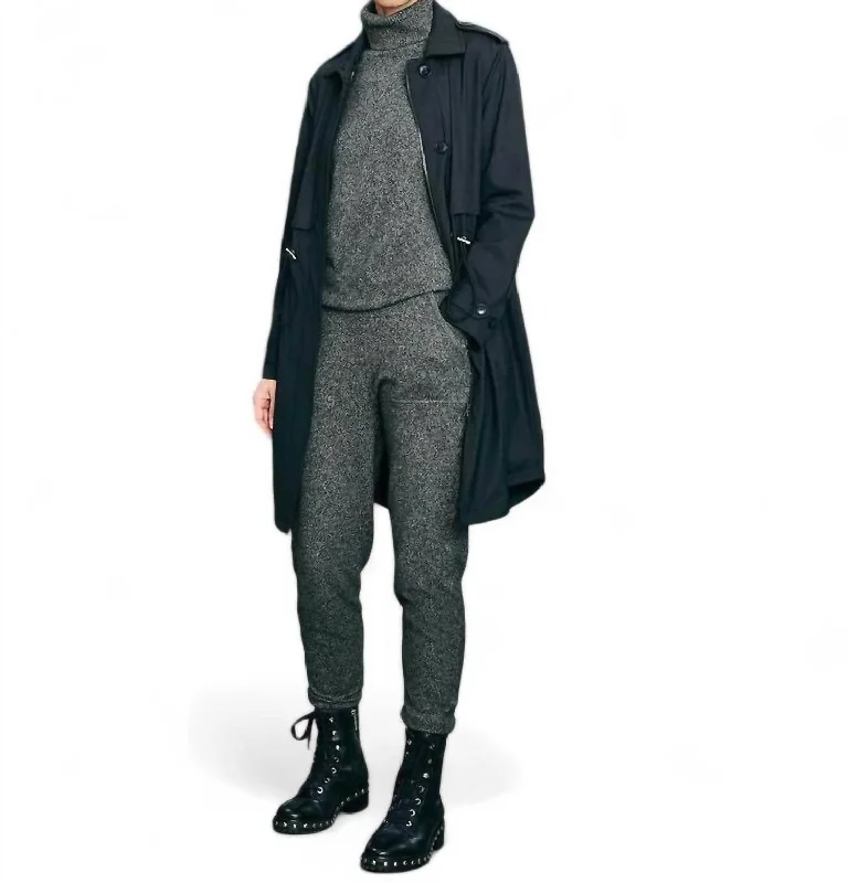 Londone Cashmere Jogger In Charcoal