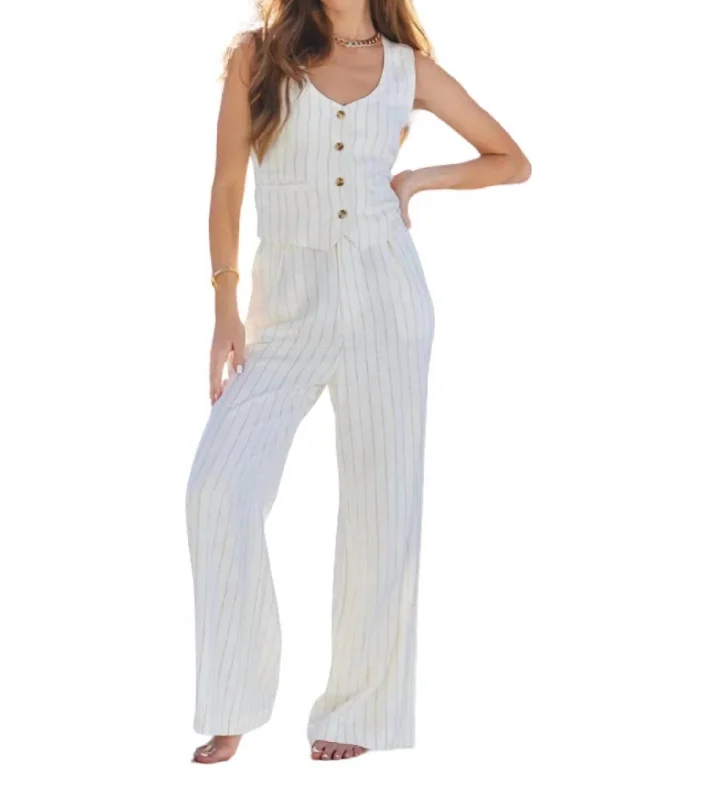 Sorrento Pants In White