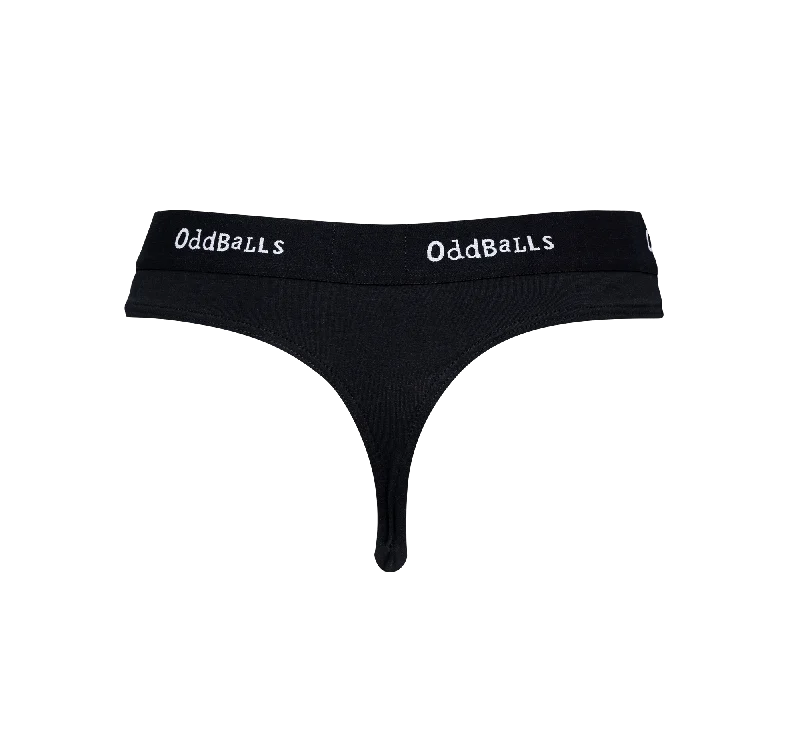 Classic Black - Ladies Thong