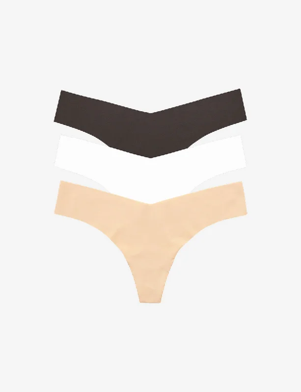 Classic Solid Thong 3-Pack