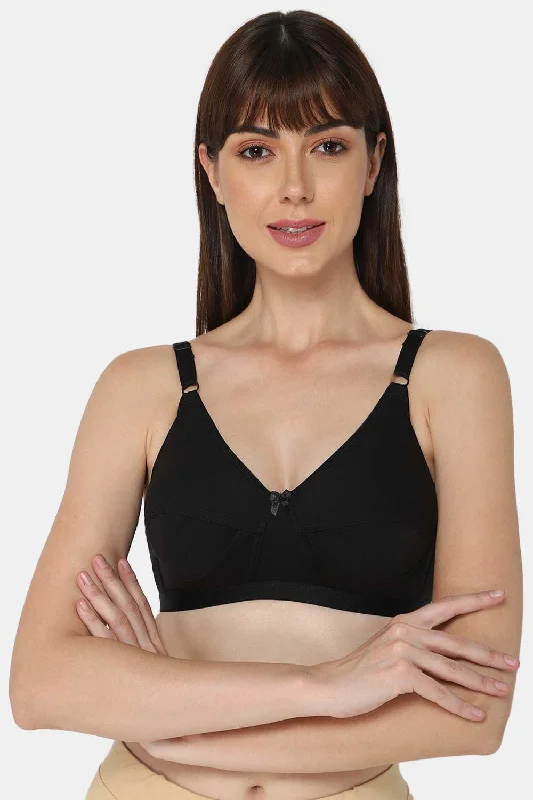 High Coverage Non-Wired Non-Padded Wide & Adjustable Strap Intimacy Saree Bra - INT01 - Prime Shade