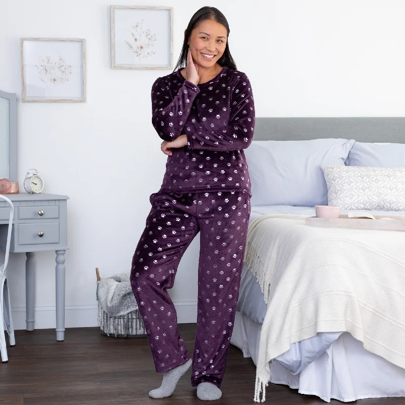 Regal Silver Paws Soft Pajama Set