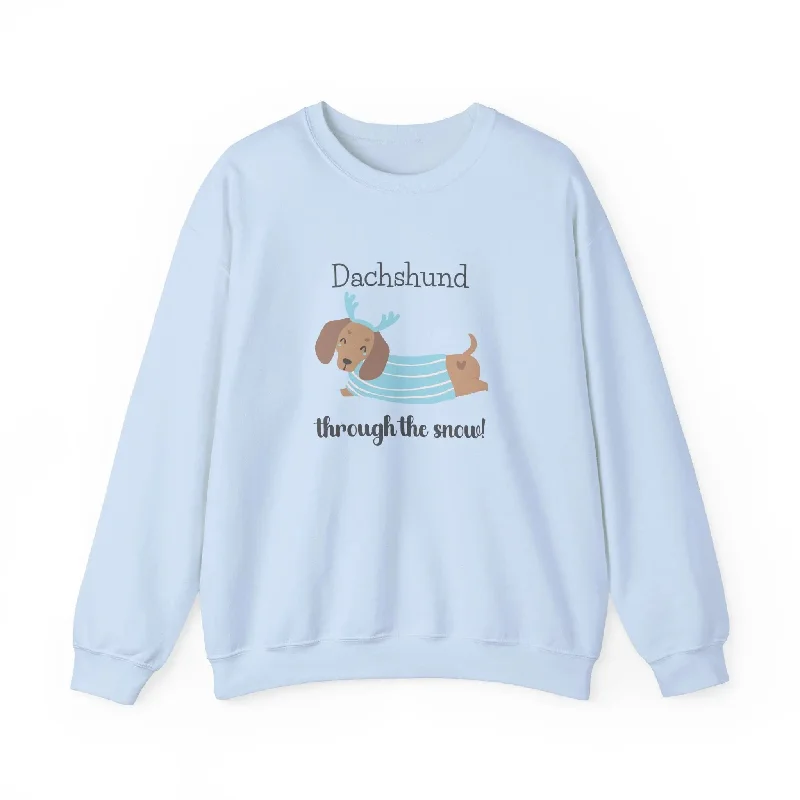 Dachshund Through the Snow Sweatshirt